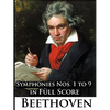 Ludwig Van Beethoven - Symphonies Nos. 1 to 9 in Full Score - Paperback