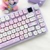 Kawaii Cat Lilac Key Caps