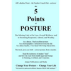 The 5 Points of Posture: the Missing Link to Fat Loss, Overall Wellness, and to becoming Respected, Adored, and Wealthy - Paperback