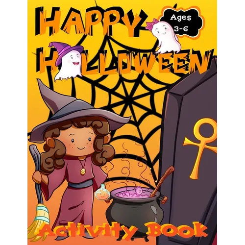 Happy Halloween Activity Book for Kids - Paperback