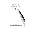 Words From A Pen - Hardcover