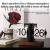 Retro flip digital clock, battery - powered mechanical clock for home & office decor