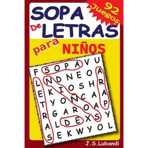 Sopa de Letras para Niños - Paperback