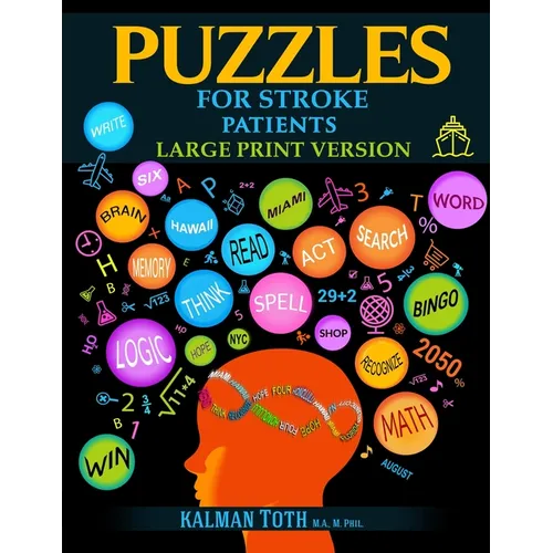 Puzzles for Stroke Patients: Large Print Version - Paperback