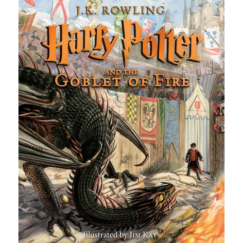 Harry Potter and the Goblet of Fire: The Illustrated Edition (Harry Potter, Book 4) - Hardcover