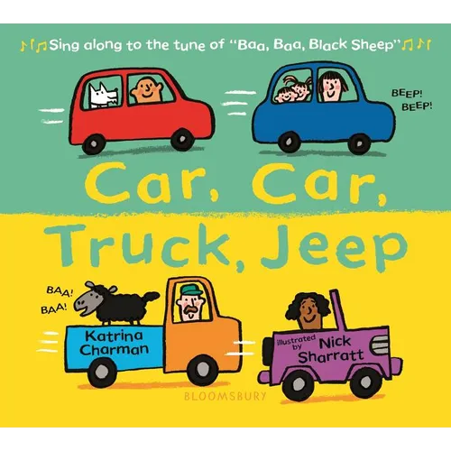 Car, Car, Truck, Jeep - Board Book