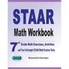 STAAR Math Workbook: 7th Grade Math Exercises, Activities, and Two Full-Length STAAR Math Practice Tests - Paperback