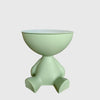 Bear Side Table with Storage – Modern Animal Shaped Nightstand End Table for Bedroom Living Room Patio