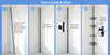 4-Tier Corner Shower Organizer Telescopic Pole Rustproof Bathroom Storage Black