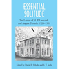 Essential Solitude: The Letters of H. P. Lovecraft and August Derleth, Volume 1 - Paperback