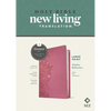 NLT Large Print Thinline Reference Bible, Filament Enabled (Leatherlike, Peony Pink, Red Letter) - Imitation Leather