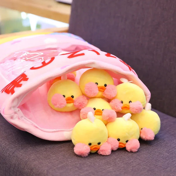 Ducky Plushies in a Pillow