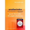 anotherindex: index for Merriam-Webster's Collegiate Dictionary Eleventh Edition - Paperback