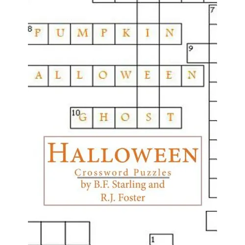 Halloween: Crossword Puzzles - Paperback