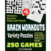 BRAIN WORKOUTS Variety Puzzles 4 - Paperback