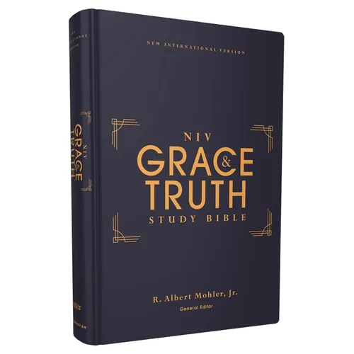 Niv, the Grace and Truth Study Bible (Trustworthy and Practical Insights), Hardcover, Red Letter, Comfort Print - Hardcover