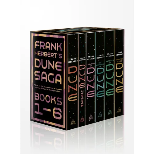 Frank Herbert's Dune Saga 6-Book Boxed Set: Dune, Dune Messiah, Children of Dune, God Emperor of Dune, Heretics of Dune, Andchapterhouse: Dune - Paperback