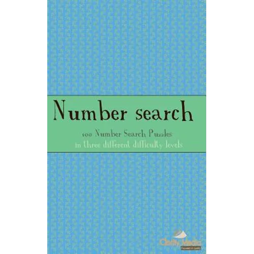 Number Search: 100 of the best number search puzzles - Paperback