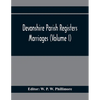 Devonshire Parish Registers. Marriages (Volume I) - Paperback