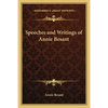 Speeches and Writings of Annie Besant - Paperback