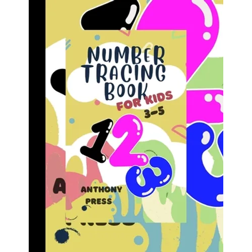 Number tracing: Books first kids 3-5 - Paperback