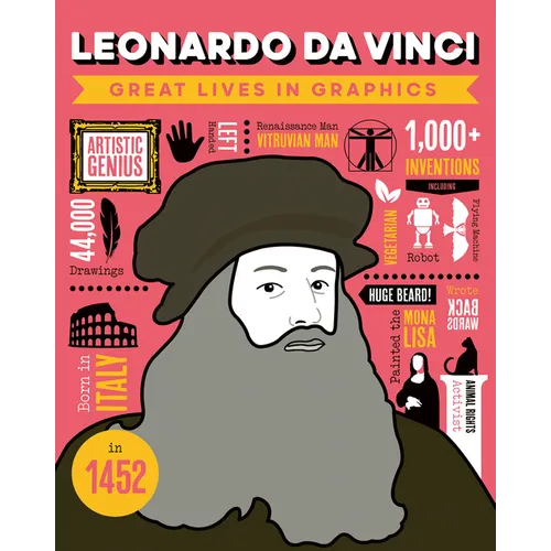 Great Lives in Graphics: Leonardo Da Vinci - Hardcover