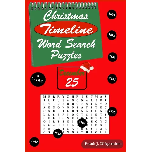 Christmas Timeline Word Search Puzzles - Paperback