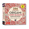 Origami Cherry Blossoms Paper Pack Book: 256 Double-Sided Folding Sheets with 16 Different Cherry Blossom Patterns with Solid Colors on the Back (Incl - Paperback