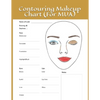 Contouring Makeup Chart: Paper Chart for Makeup Artist - Paperback