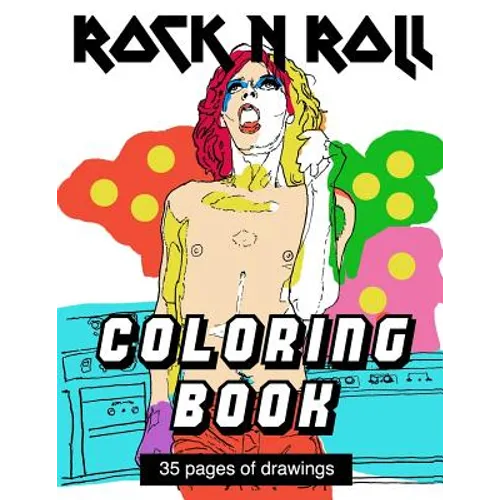 Rock n Roll Coloring Book - Paperback