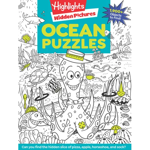 Ocean Puzzles: Over 100 Ocean-Themed Search and Find Puzzles for Kids 6 and Over, Featuring Sea Creatures, Marine Animals, Underwater Scenes and Over - Paperback