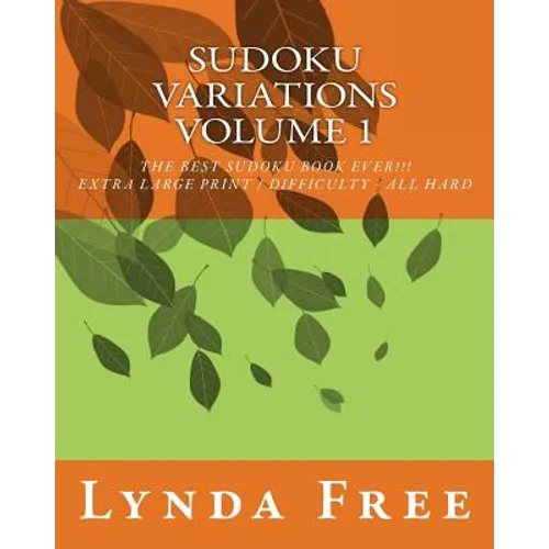 Soduku Big Print Variations - Volume 1 - Paperback