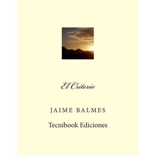 El Criterio - Paperback