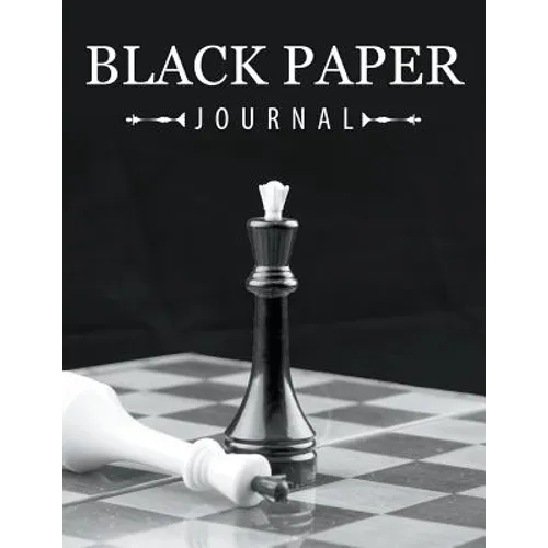 Black Paper Journal - Paperback