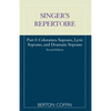 Singer's Repertoire, Part I - Paperback