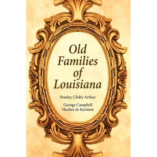 Old Families of Louisiana - Paperback