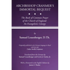 Archbishop Cranmer's Immortal Bequest - Paperback