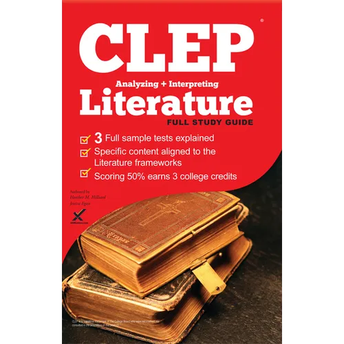 CLEP Analyzing and Interpreting Literature 2017 - Paperback