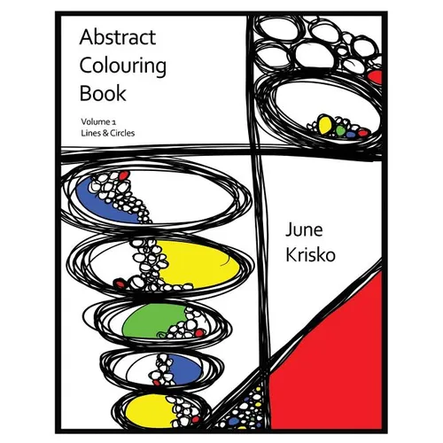 Abstract Colouring Book Volume 1: Lines and Circles - Paperback