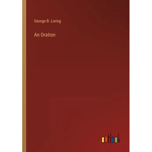 An Oration - Paperback