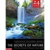 The Secrets of Nature: Grayscale coloring books: Color over the gray to bring your images lifely with 24 stunning grayscale images - Paperback