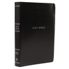 NKJV, Reference Bible, Center-Column Giant Print, Leather-Look, Black, Red Letter Edition, Comfort Print - Imitation Leather