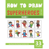 How to Draw Superheroes for Kids - Volume 1 - Paperback