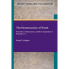 The Hermeneutics of Torah: Proverbs 2, Deuteronomy, and the Composition of Proverbs 1-9 - Paperback