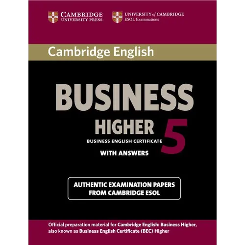 Cambridge English Business 5 Higher - Paperback