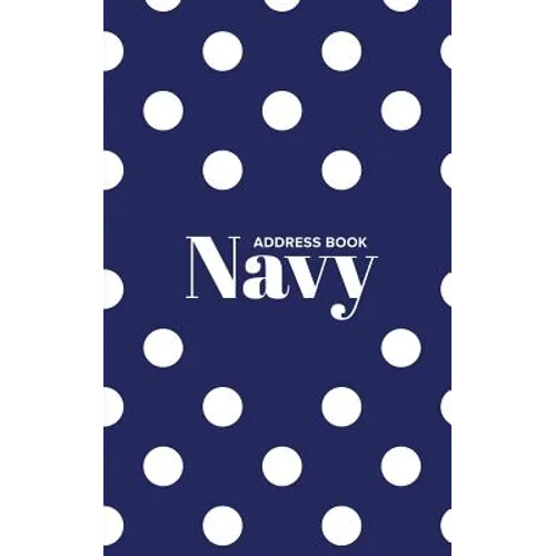 Address Book Navy - Paperback