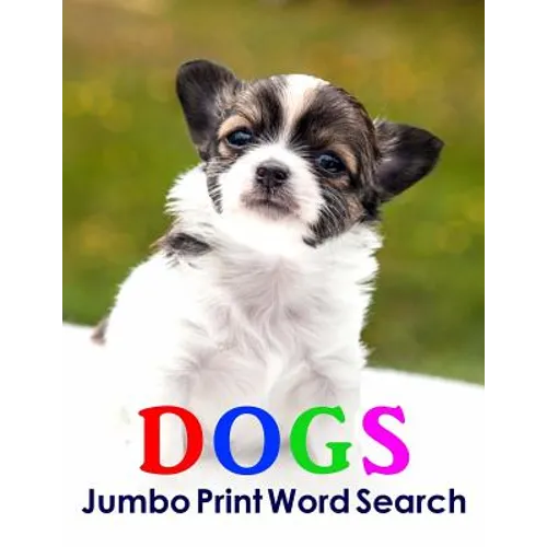 Dogs Jumbo Print Word Search - Paperback