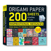 Origami Paper 200 Sheets Inspirational Messages 6 (15 CM): Tuttle Origami Paper: Double Sided Origami Sheets Printed with 12 Different Designs (Instru - Loose Leaf