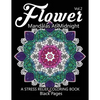 Flower Mandalas at Midnight Vol.3: Black pages Adult coloring books Design Art Color Therapy - Paperback