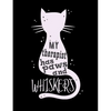 My Therapist Has Paws And Whiskers: Funny Quotes and Pun Themed College Ruled Composition Notebook for Cat Lovers - Paperback